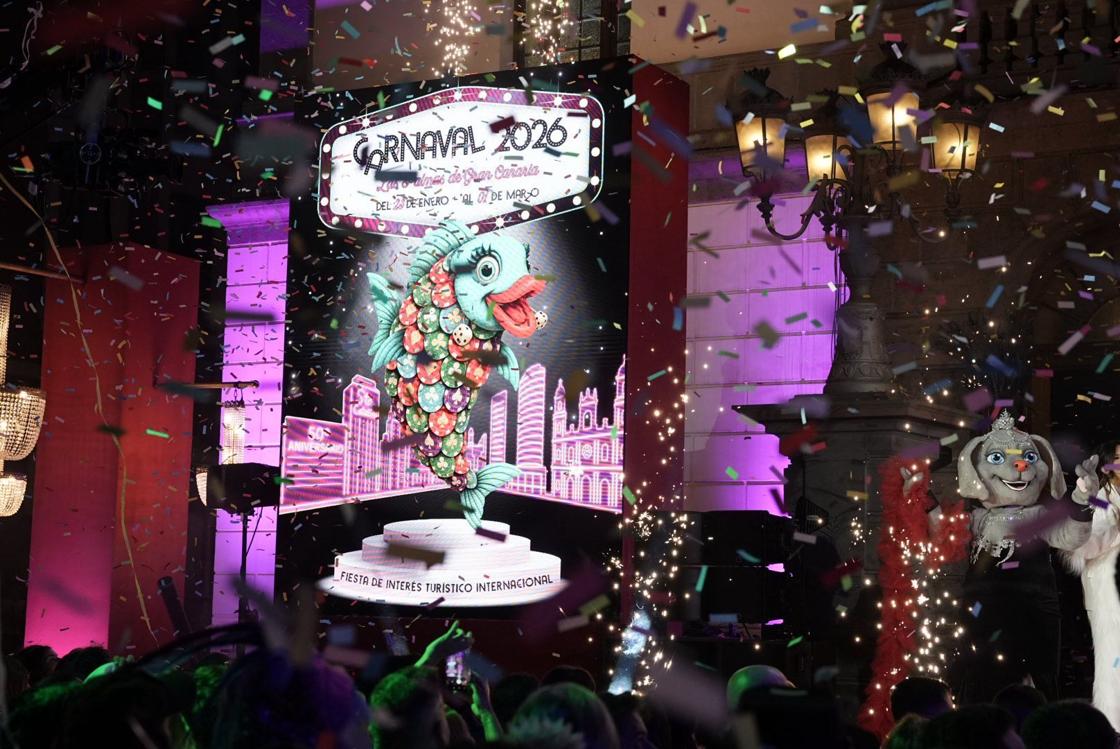 Gala de elección del cartel del carnaval de Las Palmas de Gran Canaria 2026