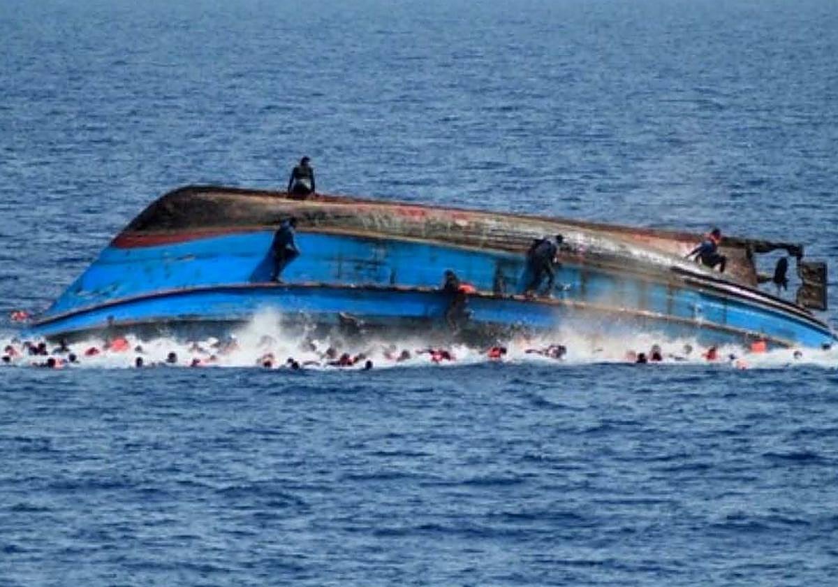 Naufragio en las costas de Mauritania en 2019.