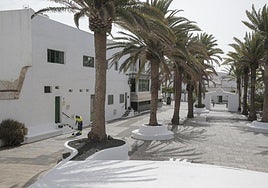 Espacio que acogerá adornos navideños en pocas semanas.