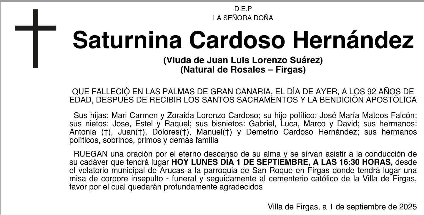 Saturnina Cardoso Hernández