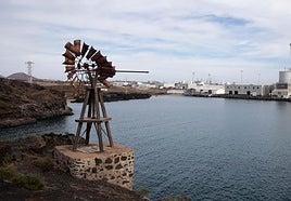 En marcha el arreglo del molino salinero de Naos