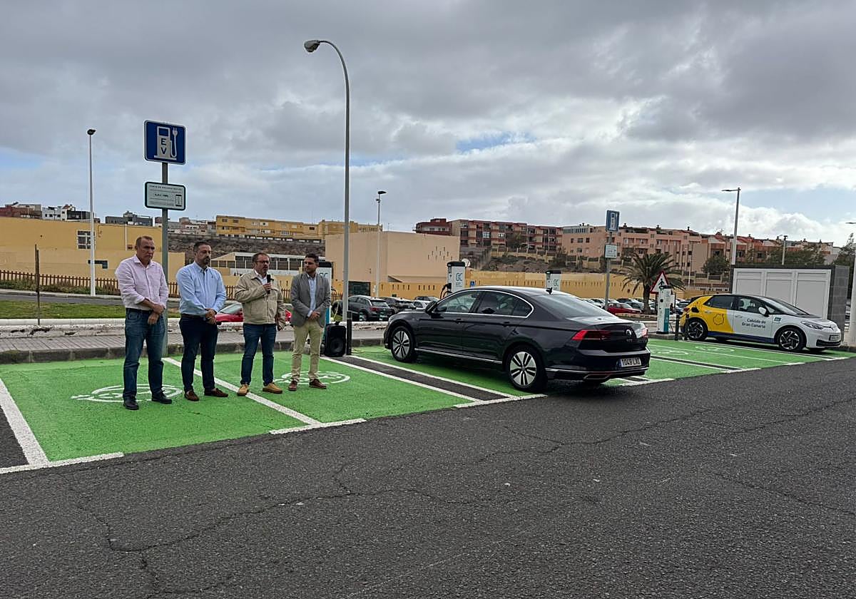 Estaciones de recarga de vehículos eléctricos estrenadas en La Garita.