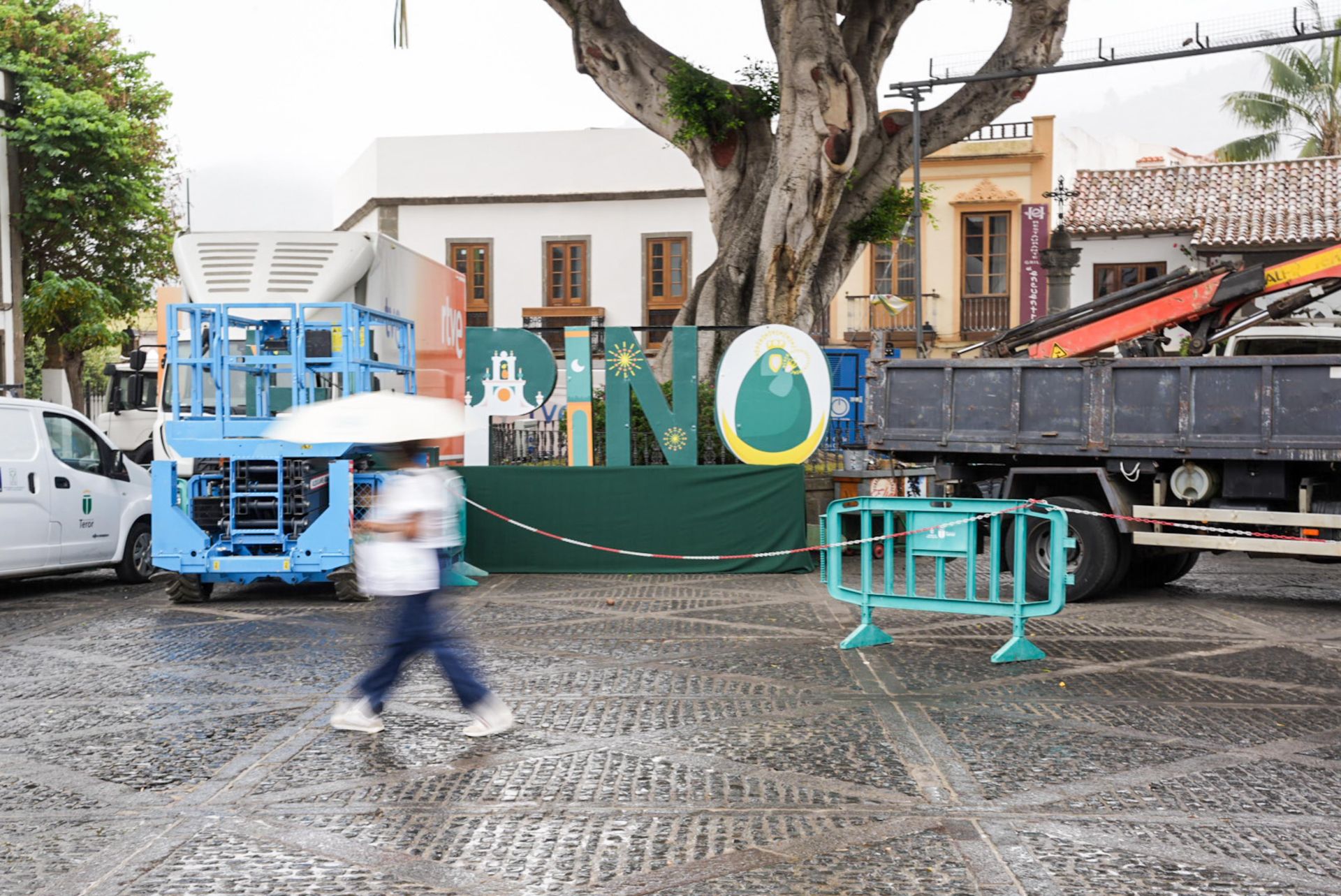 Teror se prepara para las Fiestas del Pino 2025