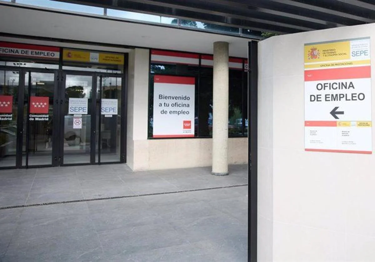 Imagen de archivo de una oficina de empleo.