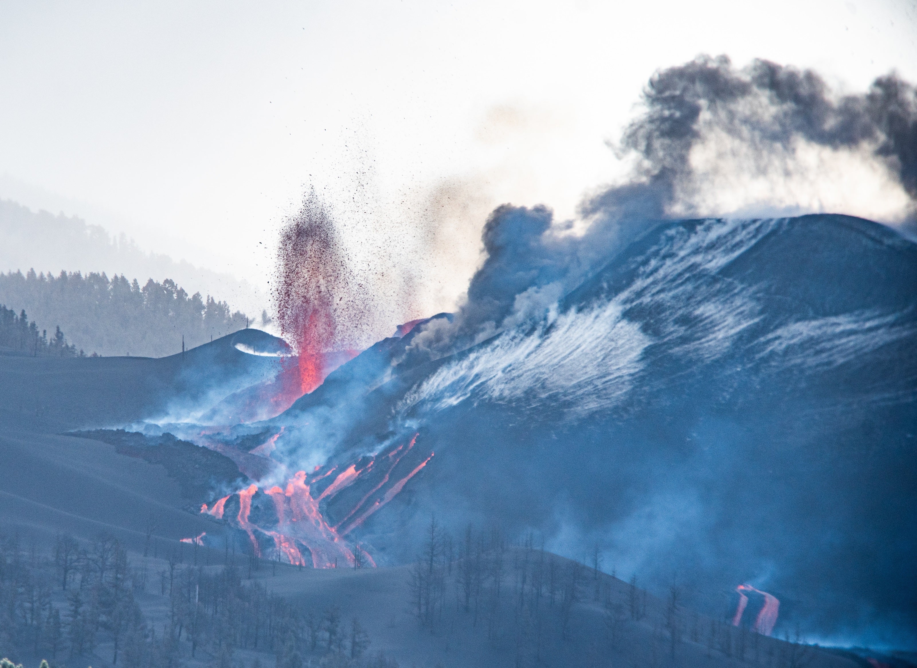 Erupción del volcán Tajogaite, en La Palma.