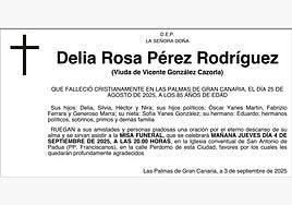 Delia Rosa Pérez Rodríguez