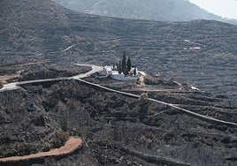 Imagen de archivo de los incendios de 2019 en Gran Canaria.