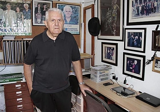 Pascual Mota durante una de sus últimas entrevistas en este periódico.