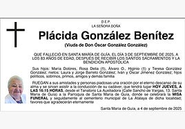 Plácida González Benítez