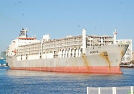 Imagen del buque Bader III.