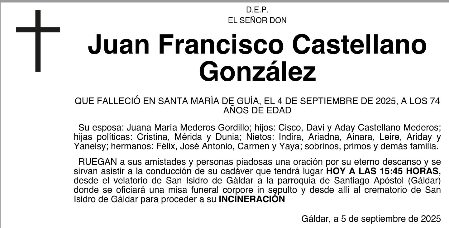 Juan Francisco Castellano González