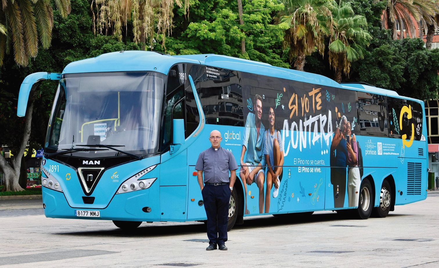 Jorge Martín de la Coba, párroco de la Basílica de Nuestra Señora del Pino.