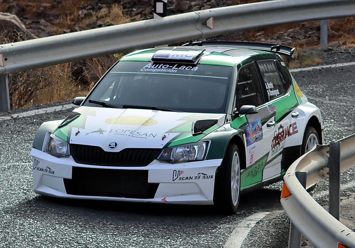 Armide Martín, vencedor del Rallysprint Era del Cardón.