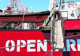 El Open Arms en Tenerife.