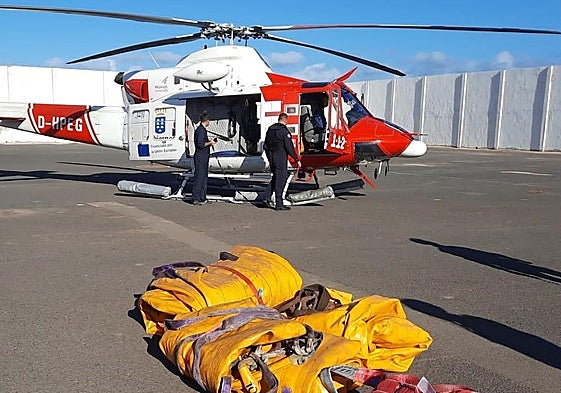 Imagen de archivo del helicóptero del GES.