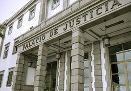 Fachada del Tribunal Superior de Justicia de Canarias.