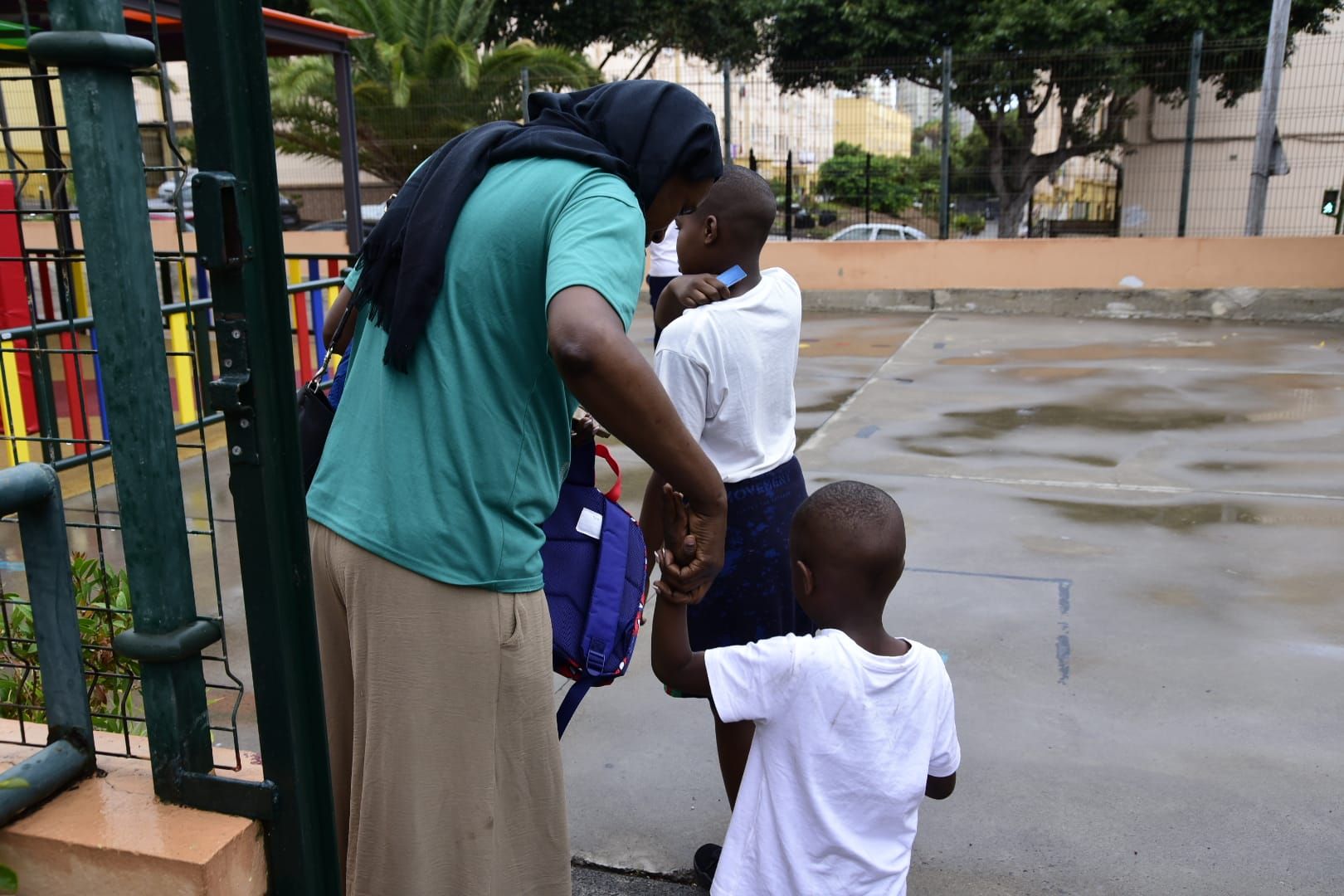 Así se vivió la vuelta al colegio de infantil y primaria en el Federico García Lorca en Las Palmas de Gran Canaria