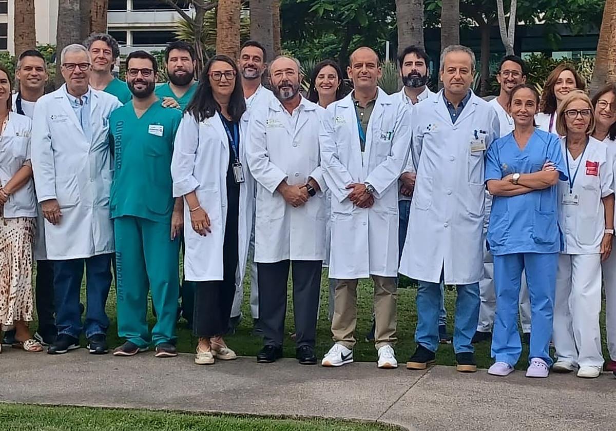 Cuerpo médico del Hospital Universitario Insular de Gran Canaria.