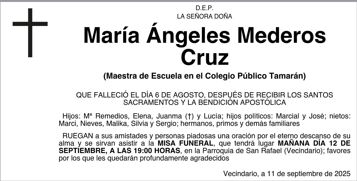 María Ángeles Mederos Cruz