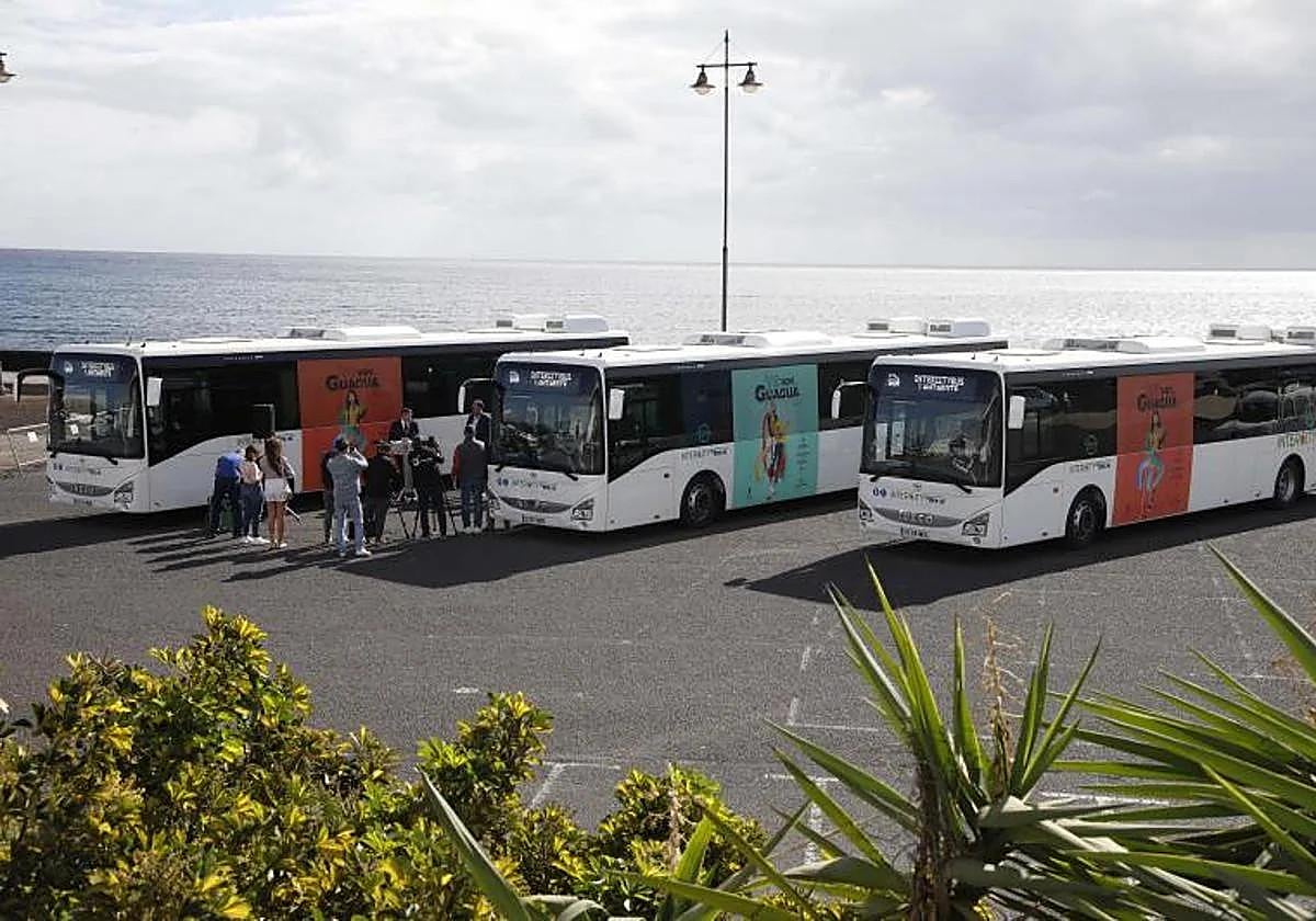 Guaguas interinsulares.