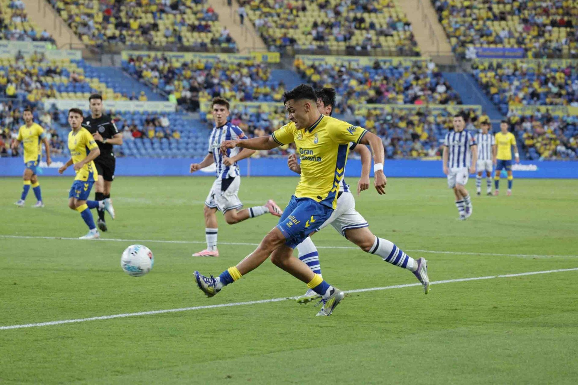 UD Las Palmas ante la Real Sociedad B, en imágenes