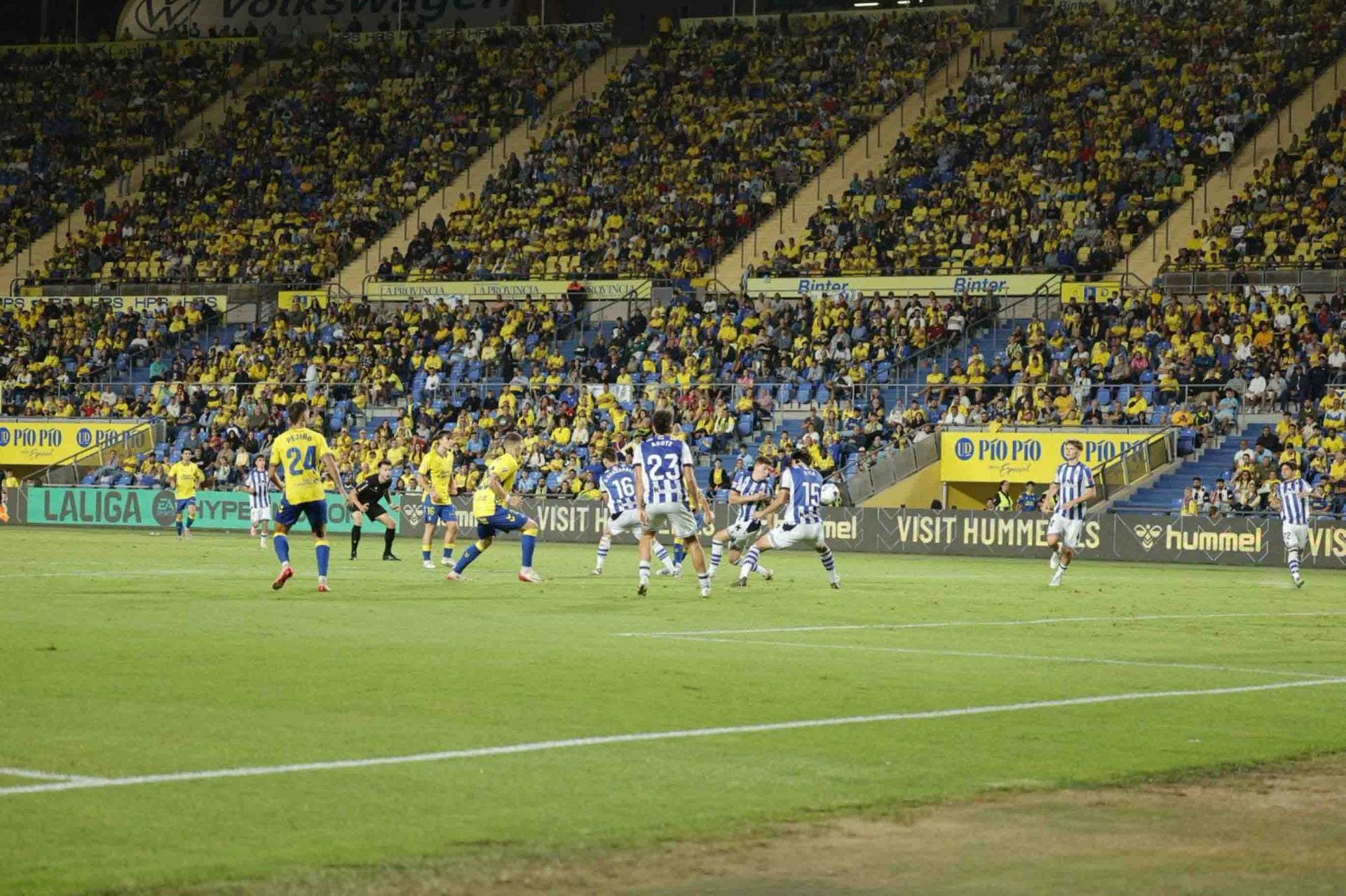 UD Las Palmas ante la Real Sociedad B, en imágenes