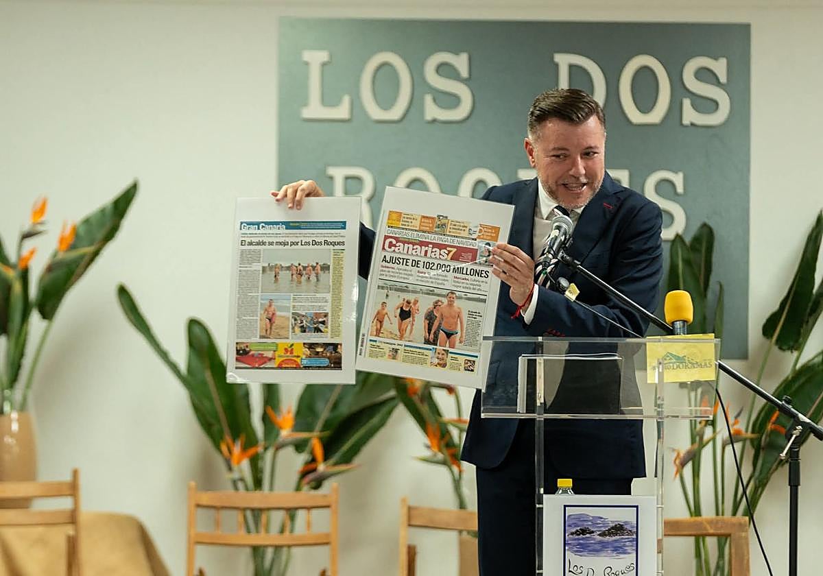 El alcalde de Gáldar abre las fiestas de Los Dos Roques con un pregón lleno de recuerdos