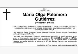 María Olga Palomera Gutiérrez