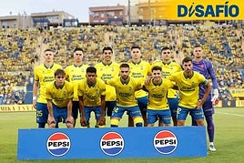 Último once titular de la UD, el del pasado viernes ante la Real Sociedad B.