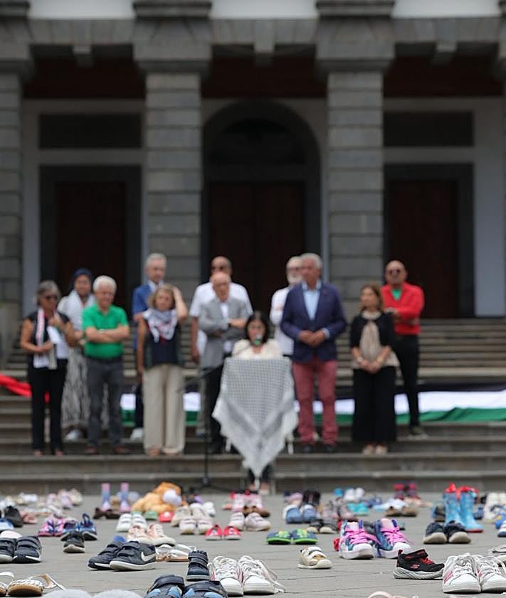 Imagen secundaria 2 - Morales llama a parar el genocidio en Gaza y pone condiciones para la Vuelta en la isla