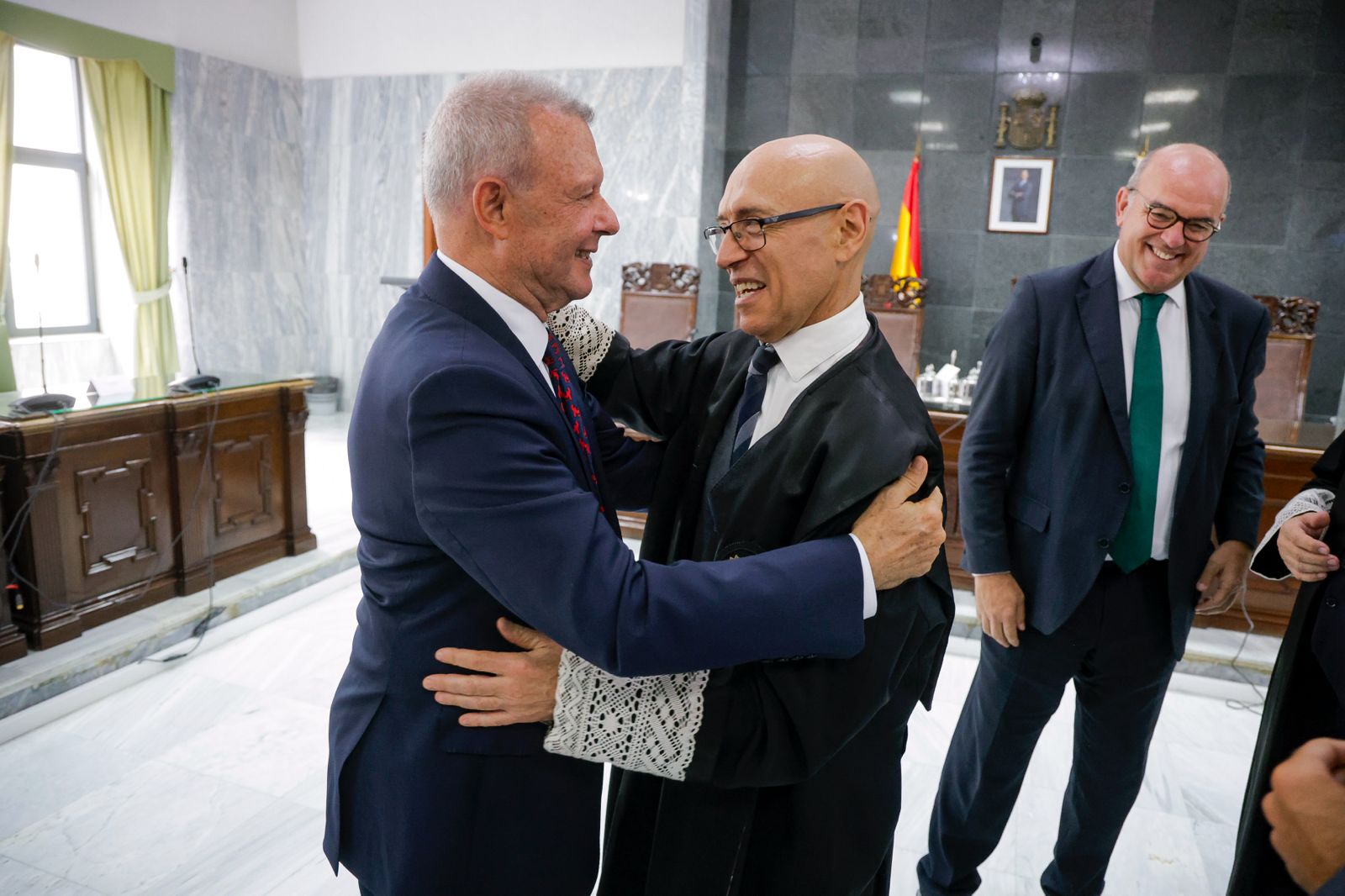 Imágenes de la toma de posesión de Parramón como presidente de la Audiencia Provincial de Las Palmas