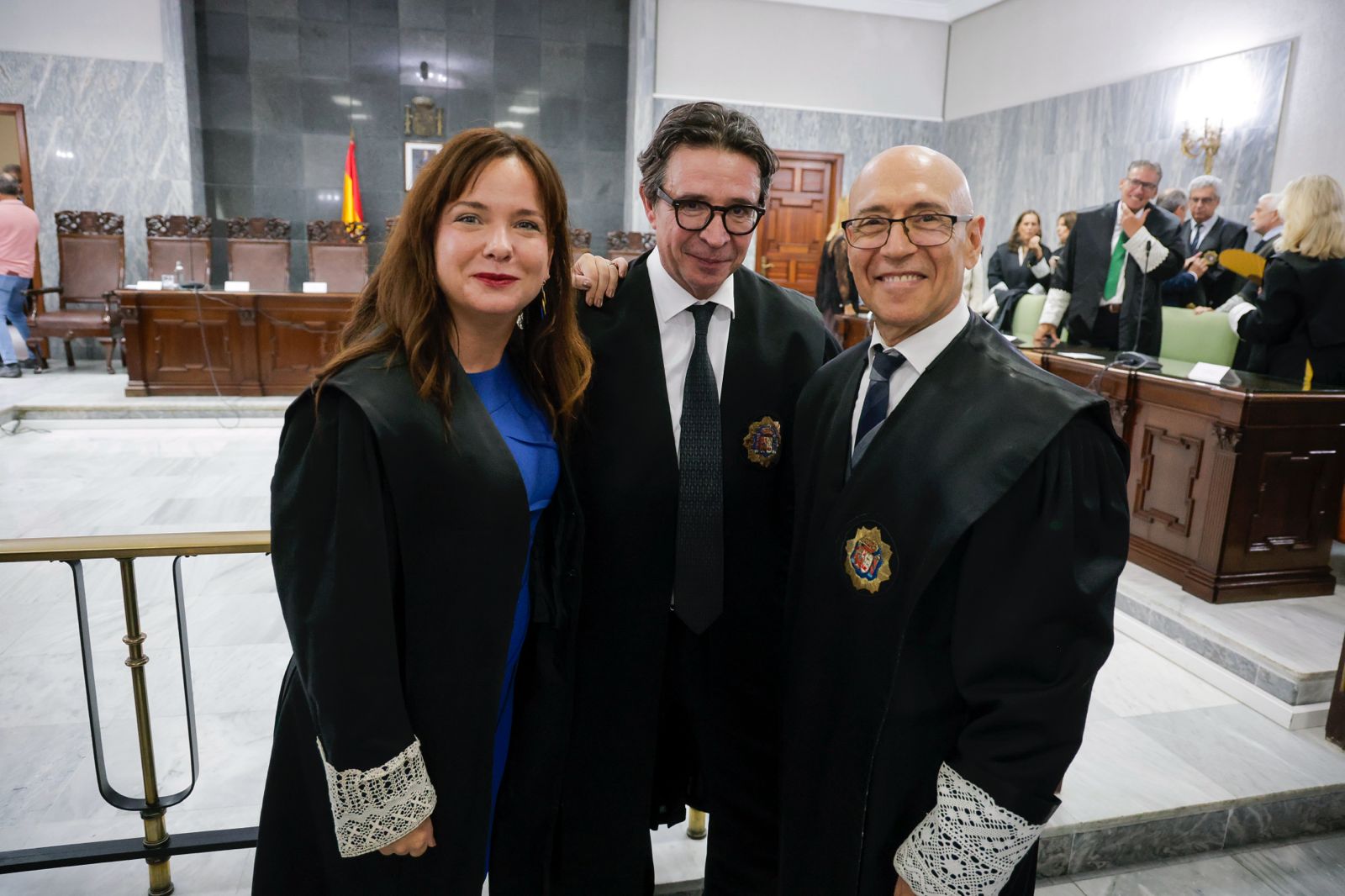 Imágenes de la toma de posesión de Parramón como presidente de la Audiencia Provincial de Las Palmas