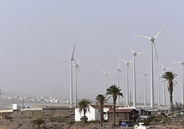 Calima y calor este martes en San Bartolomé de Tirajana.