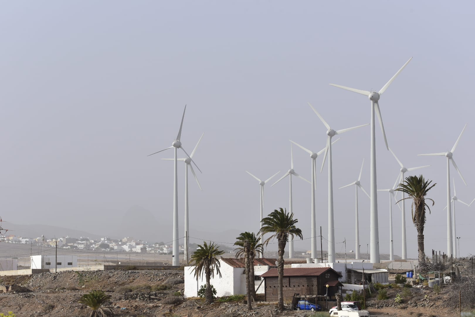 Calima y calor este martes en San Bartolomé de Tirajana.