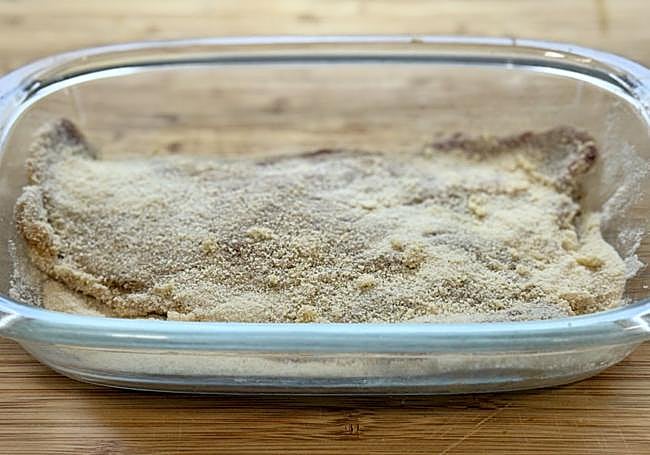 Y terminamos con el pan rallado