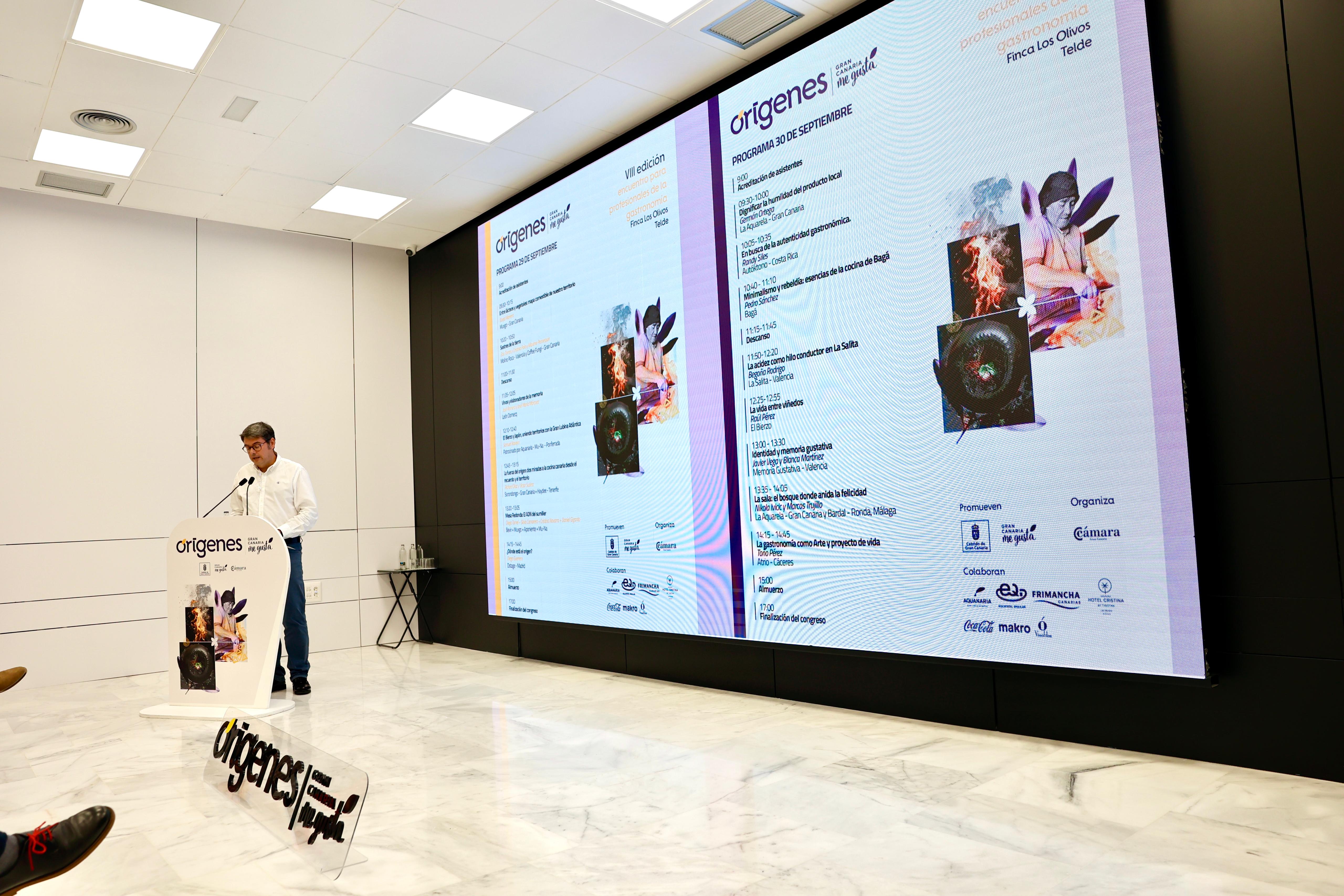 Presentación del octavo Congreso Gastronómico &#039;Orígenes&#039;