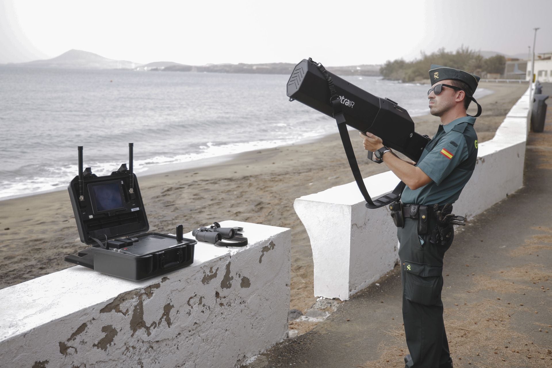 Las Fuerzas Armadas despliegan en Gando su sistema de defensa aéreo