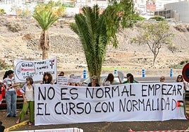 Manifestación en apoyo al pueblo de Palestina.
