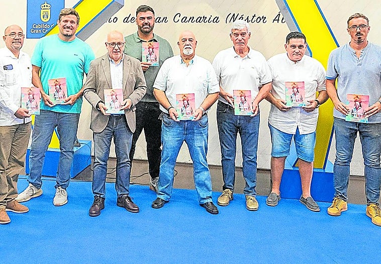 Juan Moreno, Antonio Trujillo, Alejandro Padrón, Juan Espino, Antonio Morales, Álvaro Déniz, Enrique Rodríguez, Pepe Trujillo, J. A. Caballero, Pablo Checa, Jaime Rivero y Juan Díaz.