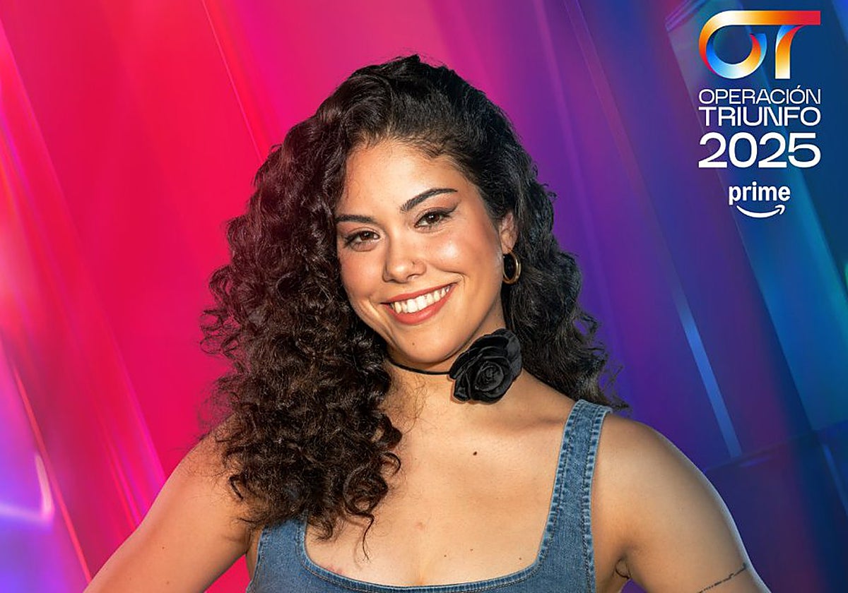 María Cruz posa para la foto oficial de OT.