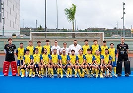 Imagen del equipo masculino de la UD Taburiente.