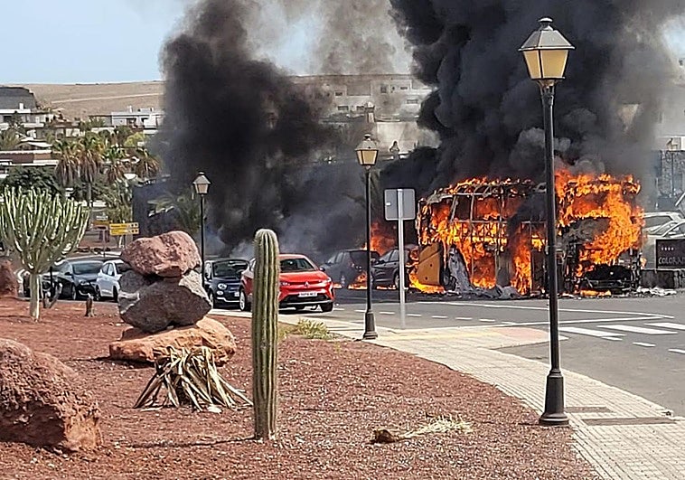 Imagen del accidente.