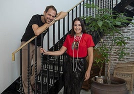 Arcadio Domínguez y Ana Bravo de Laguna, embajadora de la marca, en La Colonial Suites.