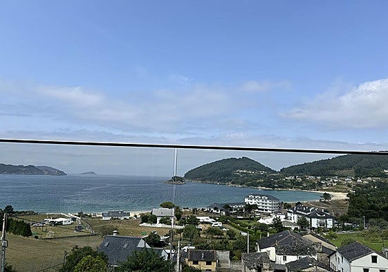 Desde la terraza de Casa Nito en Viveiro