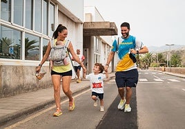 Imagen de la LPA City Race en el Campus Universitario de Tafira.