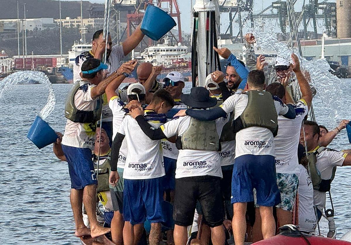 El Pueblo Guanche celebra el triunfo.