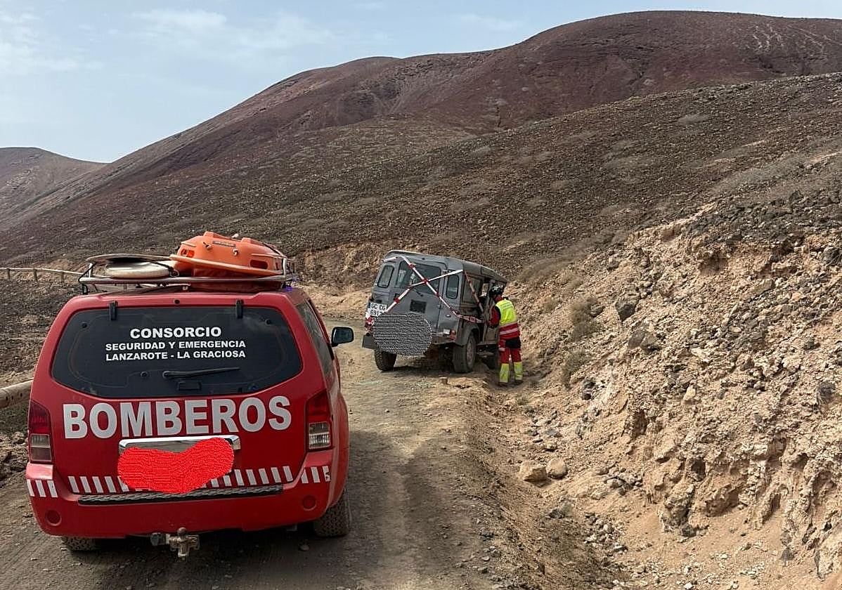 Imágenes del accidente.