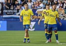 Ale García pide calma a sus aficionados tras su gol en Butarque.