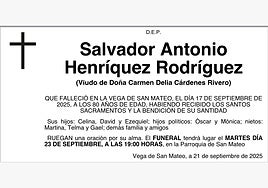 Salvador Antonio Henríquez Rodríguez