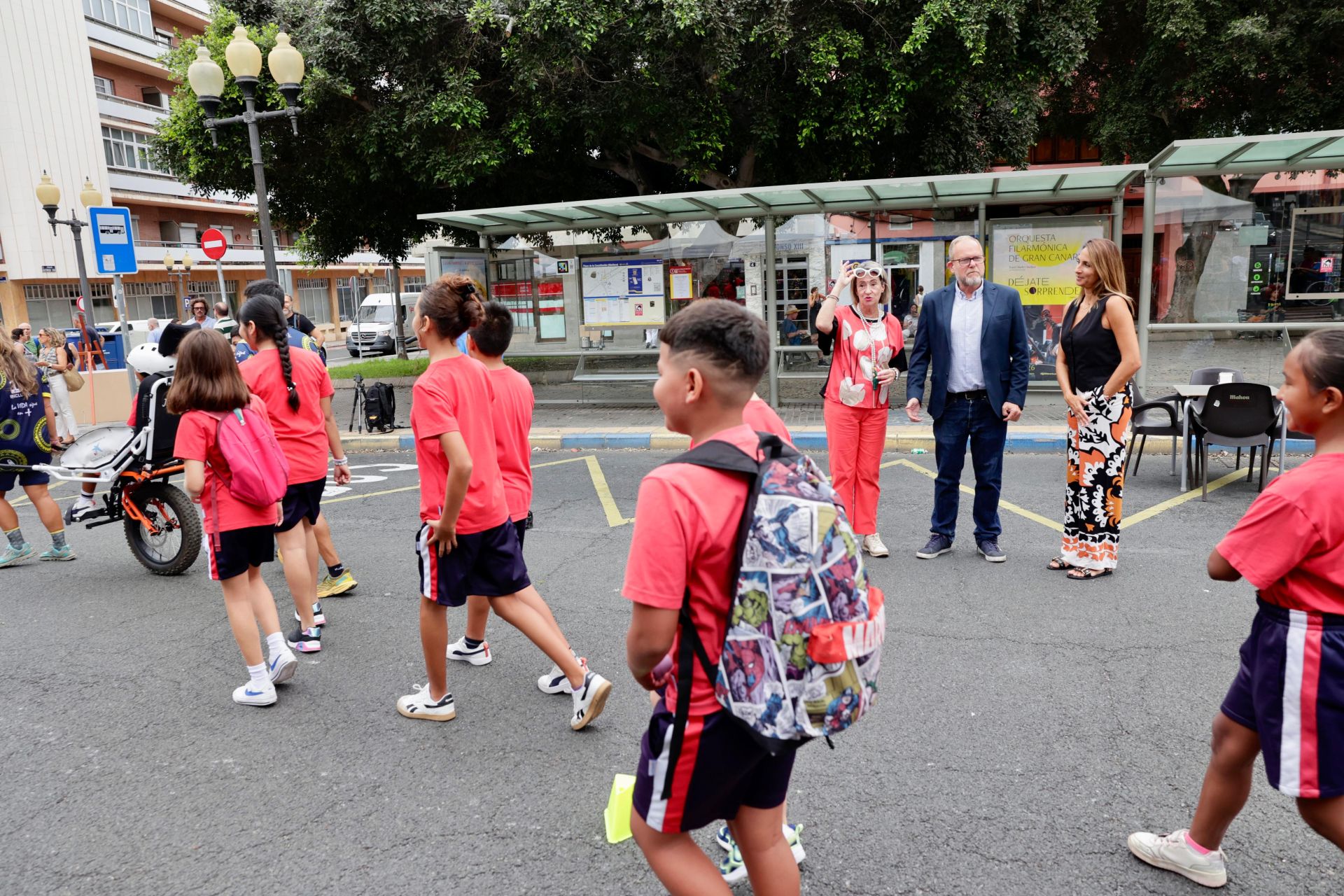 Nueva zona peatonal en el espacio urbano de Arenales